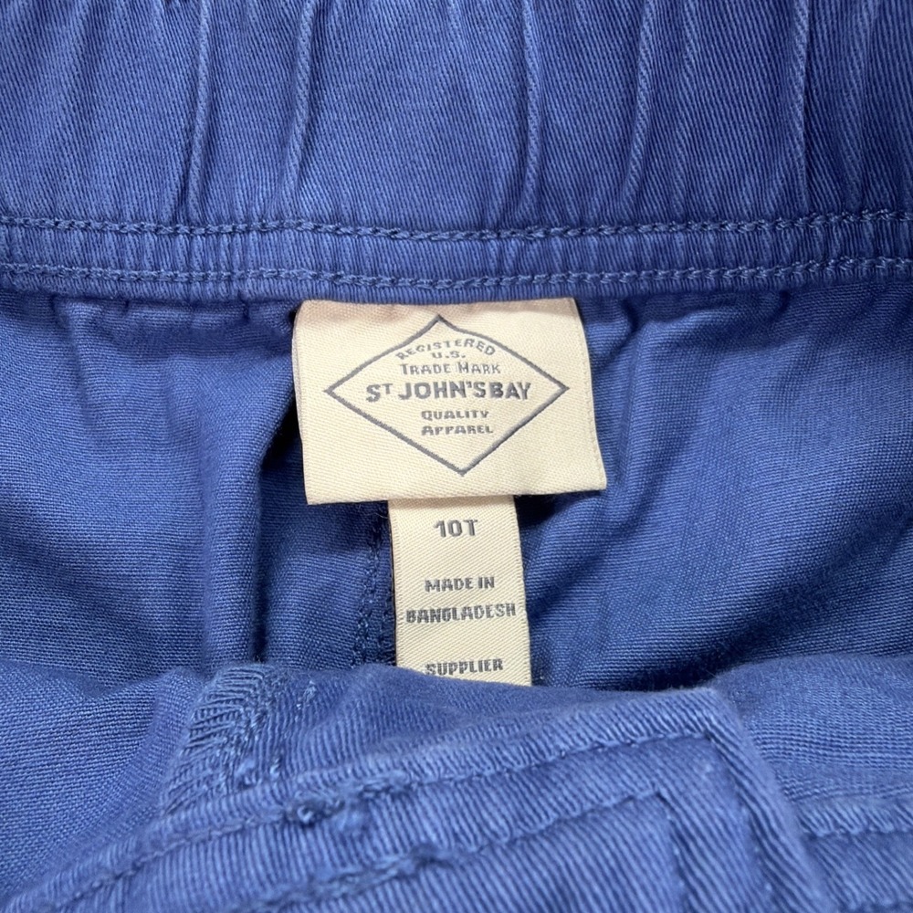 St John's Bay Women's Straight Leg pants SZ 10 Color Teue Navy NWT - Picture 3 of 7